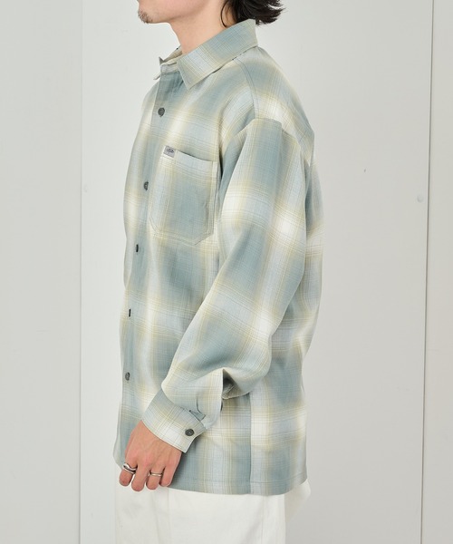 Cal Top（キャルトップ）の「雑誌 『GO OUT』にて掲載！【Cal Top】2000 L/S Plaid Color Base Shirt オンブレチェックシャツ シャドーチェック フランネルシャツ UNTR（シャツ/ブラウス・メンズ・レッド系その他/グレー系1/ブラック系1/ブラウン系1/ブラック系2・S/M）」の20枚目の写真