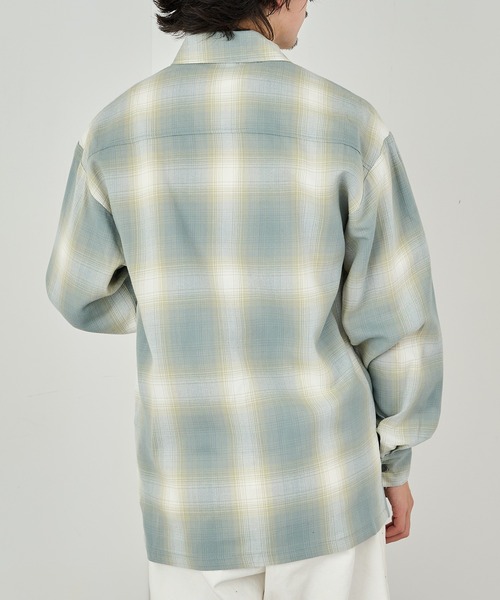 Cal Top（キャルトップ）の「雑誌 『GO OUT』にて掲載！【Cal Top】2000 L/S Plaid Color Base Shirt オンブレチェックシャツ シャドーチェック フランネルシャツ UNTR（シャツ/ブラウス・メンズ・レッド系その他/グレー系1/ブラック系1/ブラウン系1/ブラック系2・S/M）」の19枚目の写真