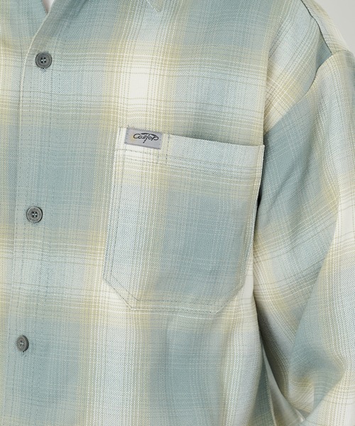 Cal Top（キャルトップ）の「雑誌 『GO OUT』にて掲載！【Cal Top】2000 L/S Plaid Color Base Shirt オンブレチェックシャツ シャドーチェック フランネルシャツ UNTR（シャツ/ブラウス・メンズ・レッド系その他/グレー系1/ブラック系1/ブラウン系1/ブラック系2・S/M）」の16枚目の写真