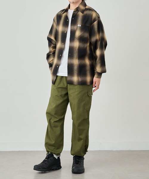 Cal Top（キャルトップ）の「雑誌 『GO OUT』にて掲載！【Cal Top】2000 L/S Plaid Color Base Shirt オンブレチェックシャツ シャドーチェック フランネルシャツ UNTR（シャツ/ブラウス・メンズ・レッド系その他/グレー系1/ブラック系1/ブラウン系1/ブラック系2・S/M）」の11枚目の写真