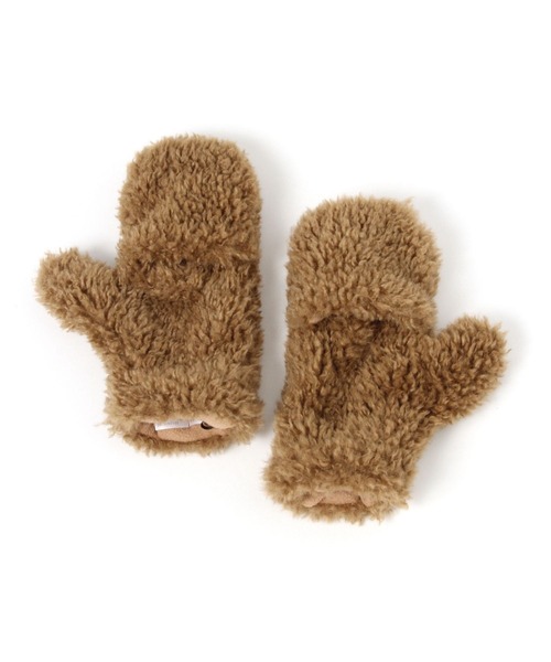 studio CLIP（スタディオクリップ）の「アソート紐付きボアミトン（手袋・レディース・グレー/ベージュ/モカ・FREE）」の8枚目の写真