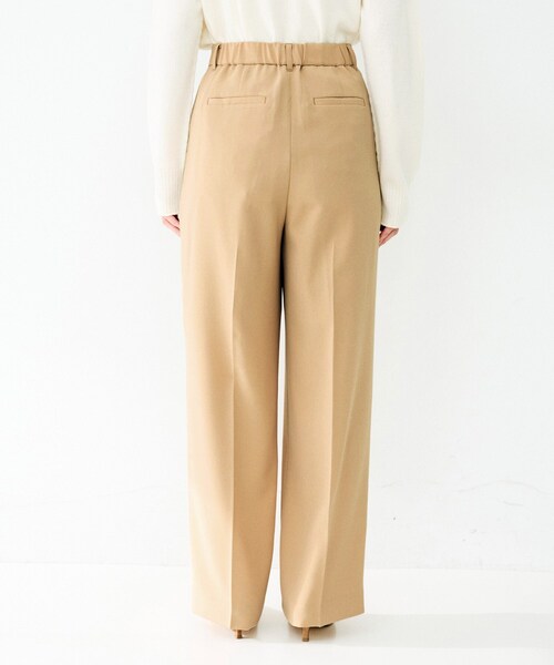 UNTITLED（アンタイトル）の「ドライタッチタックワイドパンツ（その他パンツ・レディース・キャメル/ブラック・01/02/03）」の14枚目の写真