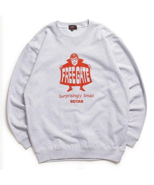 ROTAR（ローター）の「FREE GATE  Sweat（スウェット・メンズ・ブラック/アッシュグレー/オレンジ・SMALL/MEDIUM/LARGE/X-LARGE）」の3枚目の写真