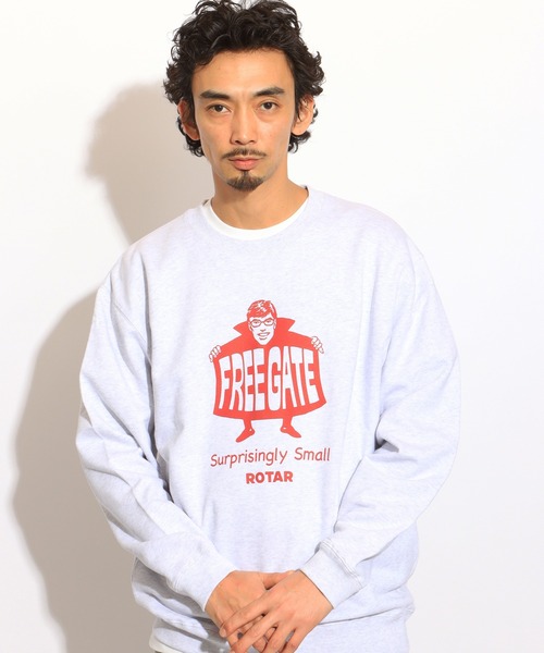 ROTAR（ローター）の「FREE GATE  Sweat（スウェット・メンズ・ブラック/アッシュグレー/オレンジ・SMALL/MEDIUM/LARGE/X-LARGE）」の4枚目の写真