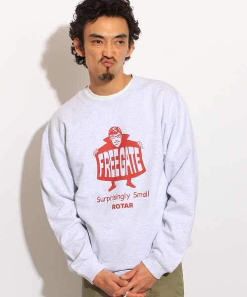 ROTAR（ローター）の「FREE GATE  Sweat（スウェット・メンズ・ブラック/アッシュグレー/オレンジ・SMALL/MEDIUM/LARGE/X-LARGE）」の5枚目の写真