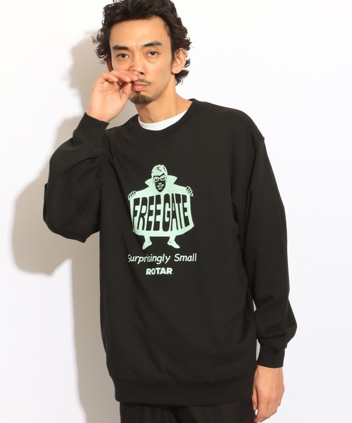 ROTAR（ローター）の「FREE GATE  Sweat（スウェット・メンズ・ブラック/アッシュグレー/オレンジ・SMALL/MEDIUM/LARGE/X-LARGE）」の6枚目の写真