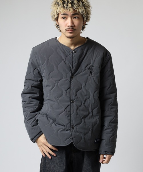 ジャケット・アウター VW VW LOGO BLUE POCKETED JACKET WITH CUT