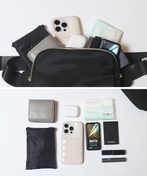coca（coca）（コカ）の「ウエストポーチ（ボディバッグ/ウエストポーチ・レディース・ブラック・ONE SIZE）」の14枚目の写真