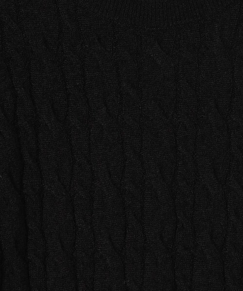 TOMORROWLAND .B(トゥモローランドビー)の「カシミヤシルク ケーブルニットプルオーバー(ニット/セーター・レディース・ブラック/ピンク/ホワイト・FREE)」の11枚目の写真