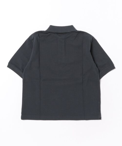 DENIM DUNGAREE（デニムダンガリー）の「Pique PENNIE Shirt（ポロシャツ・キッズ・ブラック・145/135）」の2枚目の写真