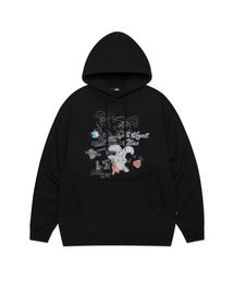LMC | DOODLE DRAWING HOODIE black(パーカー)