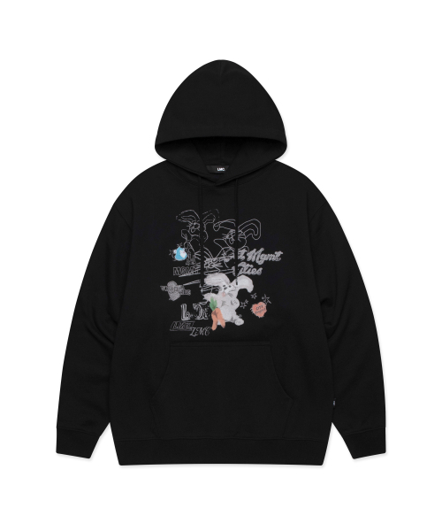 LMCの「DOODLE DRAWING HOODIE black(パーカー・レディース・その他・S/M/L/XL)」の1枚目の写真