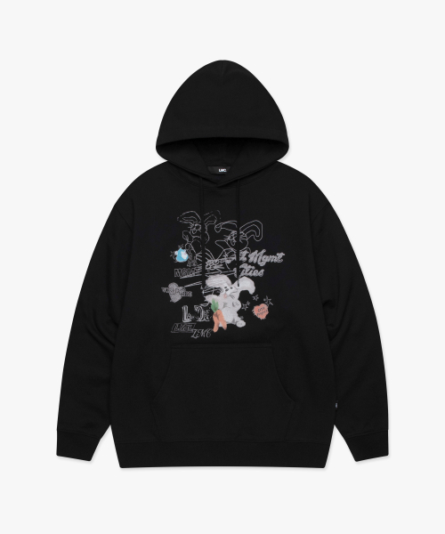 LMCの「DOODLE DRAWING HOODIE black(パーカー・レディース・その他・S/M/L/XL)」の4枚目の写真