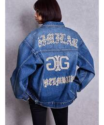 GYDA | Symmetry GYDA bijou BIGデニムGジャン(デニムジャケット)