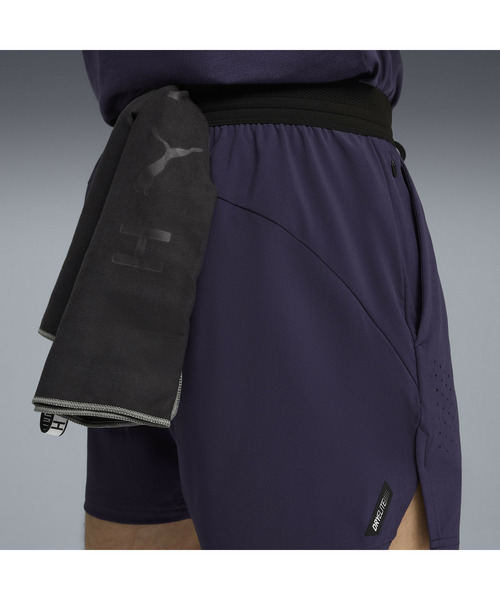 PUMA（プーマ）の「PUMA プーマ メンズ トレーニング PUMA x HYROX ドライエリート 5インチ ショーツ（その他パンツ・メンズ・ブラック/プラム・MEDIUM/SMALL/X-LARGE/LARGE）」の3枚目の写真