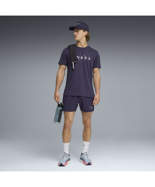 PUMA（プーマ）の「PUMA プーマ メンズ トレーニング PUMA x HYROX ドライエリート 5インチ ショーツ（その他パンツ・メンズ・ブラック/プラム・MEDIUM/SMALL/X-LARGE/LARGE）」の4枚目の写真
