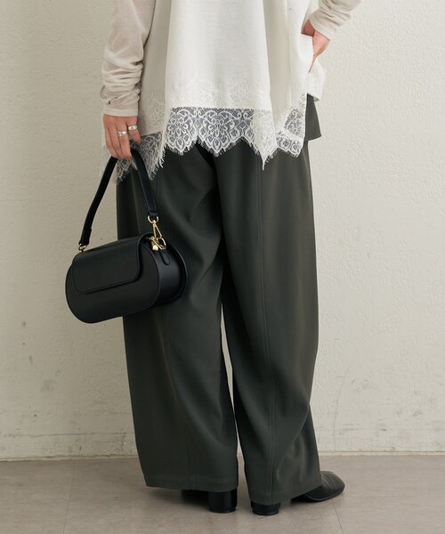 Omekashi（オメカシ）の「カーゴタックパンツ（カーゴパンツ・レディース・チャコールグレー/カーキ・FREE）」の6枚目の写真