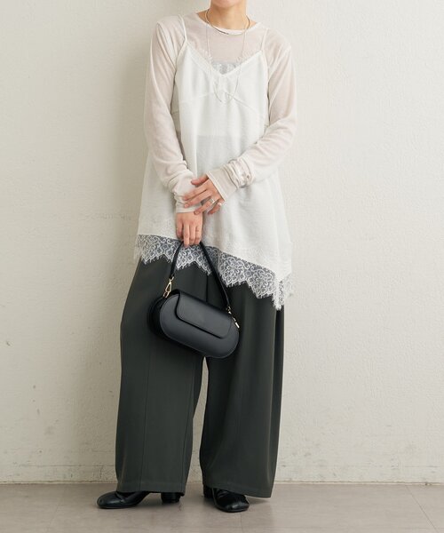 Omekashi（オメカシ）の「カーゴタックパンツ（カーゴパンツ・レディース・チャコールグレー/カーキ・FREE）」の9枚目の写真