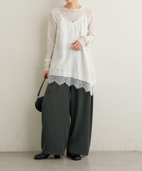 Omekashi（オメカシ）の「カーゴタックパンツ（カーゴパンツ・レディース・チャコールグレー/カーキ・FREE）」の10枚目の写真