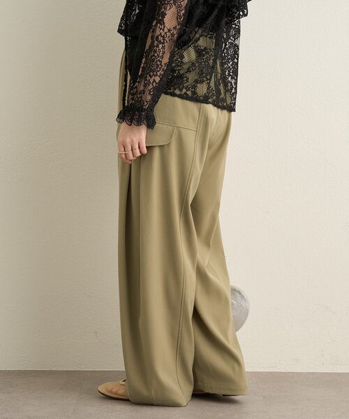 Omekashi（オメカシ）の「カーゴタックパンツ（カーゴパンツ・レディース・チャコールグレー/カーキ・FREE）」の17枚目の写真