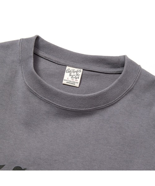 CALEE(キャリー)の「O/E LOGO HEAVY WEIGHT L/S TEE(Tシャツ/カットソー・メンズ・ブラック/チャコールグレー/オレンジ/ホワイト・LARGE/MEDIUM/X-LARGE)」の10枚目の写真