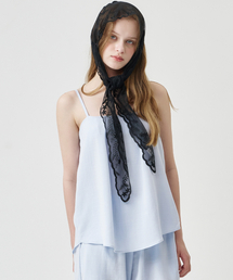 THE-ABON（エイボン）の「フラワーバンダナ ブラック（バンダナ/スカーフ）」