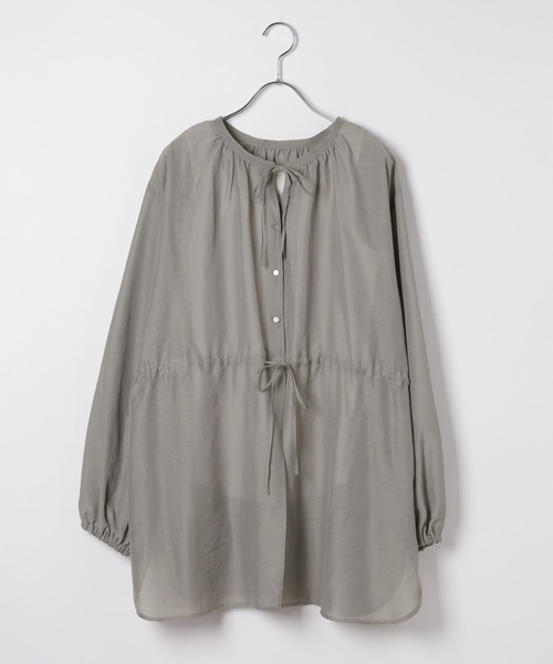 LEPSIM（レプシィム）の「着回しブラウス《2点セット》　639490（シャツ/ブラウス・レディース・グレー/オフホワイト/ブラウン/イエロー/ブラック・FREE）」の3枚目の写真