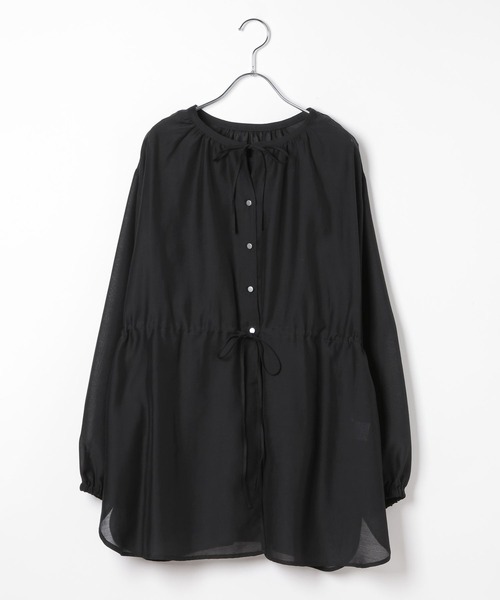 LEPSIM（レプシィム）の「着回しブラウス《2点セット》　639490（シャツ/ブラウス・レディース・グレー/オフホワイト/ブラウン/イエロー/ブラック・FREE）」の2枚目の写真