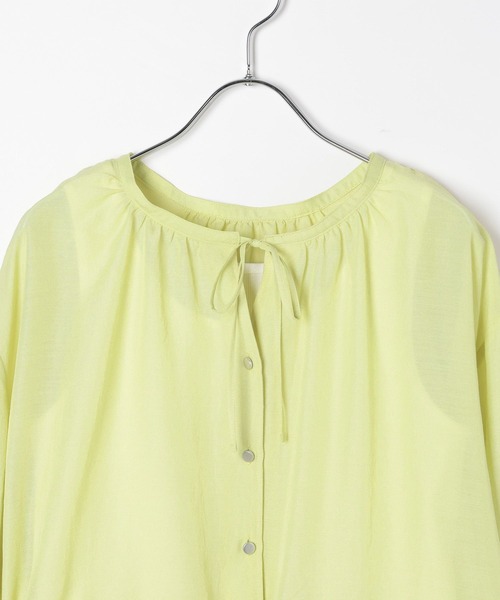 LEPSIM（レプシィム）の「着回しブラウス《2点セット》　639490（シャツ/ブラウス・レディース・グレー/オフホワイト/ブラウン/イエロー/ブラック・FREE）」の8枚目の写真