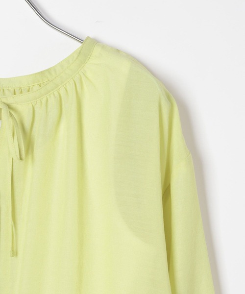 LEPSIM（レプシィム）の「着回しブラウス《2点セット》　639490（シャツ/ブラウス・レディース・グレー/オフホワイト/ブラウン/イエロー/ブラック・FREE）」の9枚目の写真