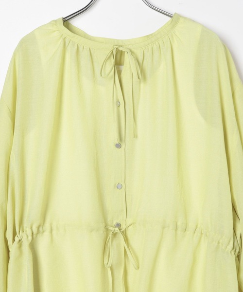 LEPSIM（レプシィム）の「着回しブラウス《2点セット》　639490（シャツ/ブラウス・レディース・グレー/オフホワイト/ブラウン/イエロー/ブラック・FREE）」の12枚目の写真