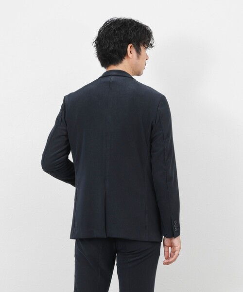 Stutostein Nolley's（シュテットシュタインノーリーズ）の「《ビジカジ/セットアップ対応》ストレッチコードピケ テーラードジャケット 26SS（テーラードジャケット・メンズ・ブラック/オリーブ/ベージュ/ダークネイビー・XL/L/M/S）」の11枚目の写真