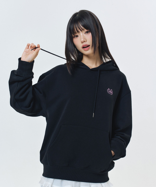 LMR(エルエムアール)の「シンボルロゴドローインググラフィックフードブラック(パーカー・レディース・ブラック・M/L)」の3枚目の写真