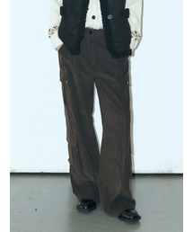 Corduroy Stud Pocket Pants, Brown