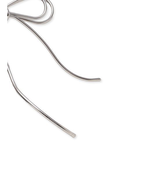 SNIDEL（スナイデル）の「リボンピアス（ピアス（両耳用）・レディース・シルバー/ゴールド・F）」の9枚目の写真