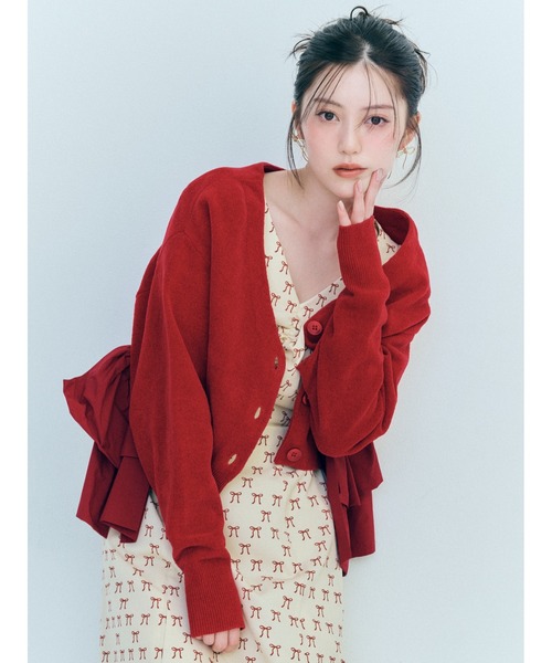 SNIDEL（スナイデル）の「リボンピアス（ピアス（両耳用）・レディース・シルバー/ゴールド・F）」の3枚目の写真