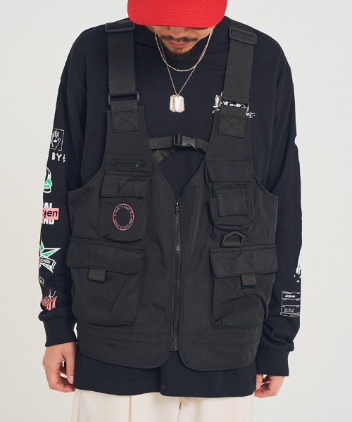 EFFECTEN（エフェクテン）の「mcg3768-Utility 2way game vest ゲームベスト(efsal-07)（ベスト・メンズ・ブラック・FREE）」の6枚目の写真