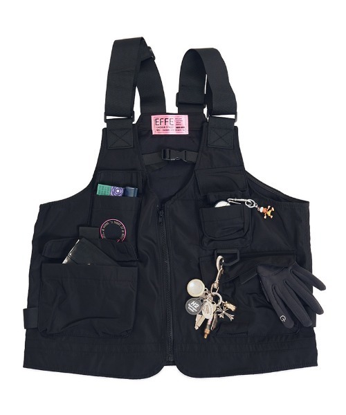 EFFECTEN（エフェクテン）の「mcg3768-Utility 2way game vest ゲームベスト(efsal-07)（ベスト・メンズ・ブラック・FREE）」の22枚目の写真