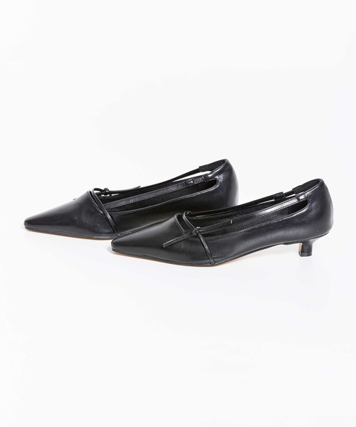 NOELA（ノエラ）の「サイドノットパンプス（パンプス・レディース・ブラック/ベージュ/モカ・M/L）」の4枚目の写真