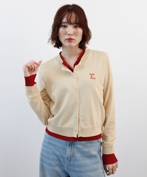 ABYS | ロゴ刺繍レイヤードカーディガン(カーディガン/ボレロ)