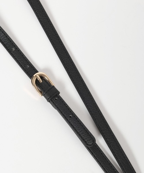 mysty woman(ミスティウーマン)の「リングチャームBAG 657453(ショルダーバッグ・レディース・ブラック/ライトグレー・FREE)」の4枚目の写真