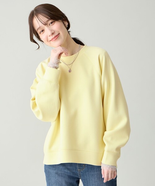 ANY(エニィ)の「袖ドットチュールコンビインナー(Tシャツ/カットソー・レディース・アイボリー系/ブラック系/ライトグレー系・F)」の10枚目の写真