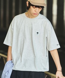 Columbia（コロンビア）の「限定展開 Columbia×FREAK'S STORE/コロンビア 別注 インペリアルパーク サイドポケット クルーネックTシャツ（Tシャツ/カットソー）」