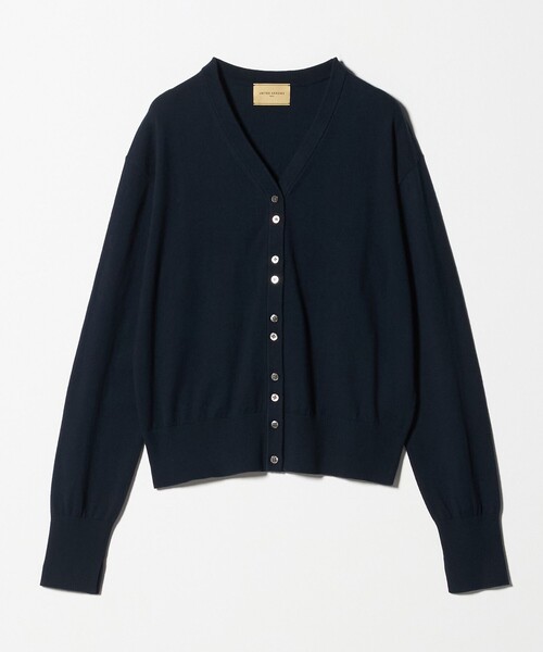 UNITED ARROWS(ユナイテッドアローズ)の「Vネック カーディガン(カーディガン/ボレロ・レディース・ネイビー/ライトピンク・FREE)」の10枚目の写真
