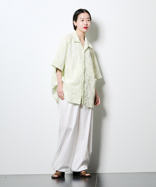 CITYSHOP(シティーショップ)の「EASY PANTS : パンツ(その他パンツ・レディース・ホワイト/ブラック・36/38)」の8枚目の写真