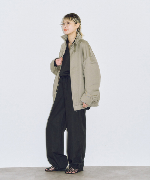 CITYSHOP(シティーショップ)の「EASY PANTS : パンツ(その他パンツ・レディース・ホワイト/ブラック・36/38)」の10枚目の写真