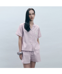 MONGDOL（モンドル）の「[セット] コンフォートコットンストライプ半袖パジャマ MDPJ001_2カラー（ルームウェア/パジャマ）」