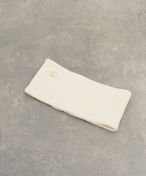 CIAOPANIC TYPY（チャオパニックティピー）の「:プレート付きリブヘアターバン（ヘアバンド・レディース・オフホワイト/ブラウン/バーガンディー/イエロー/ブラック/グレー・ONE SIZE）」の18枚目の写真