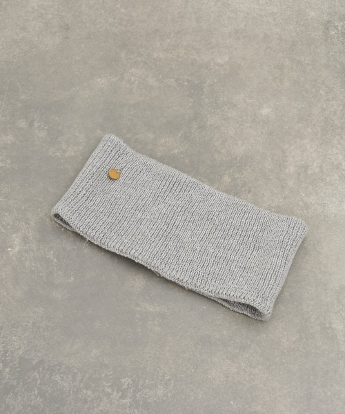 CIAOPANIC TYPY（チャオパニックティピー）の「:プレート付きリブヘアターバン（ヘアバンド・レディース・オフホワイト/ブラウン/バーガンディー/イエロー/ブラック/グレー・ONE SIZE）」の19枚目の写真