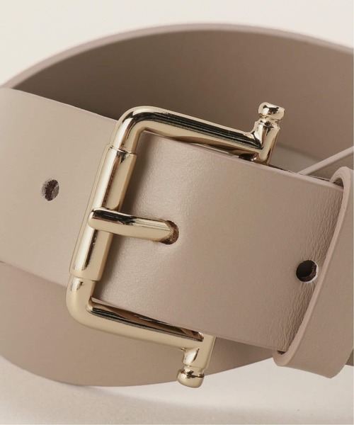 LEFIJE（レフィエ）の「LEFIJE/レフィエ スムースレザーベルト(3cm)（ベルト・レディース・ブラック/ベージュ・XX-SMALL）」の13枚目の写真